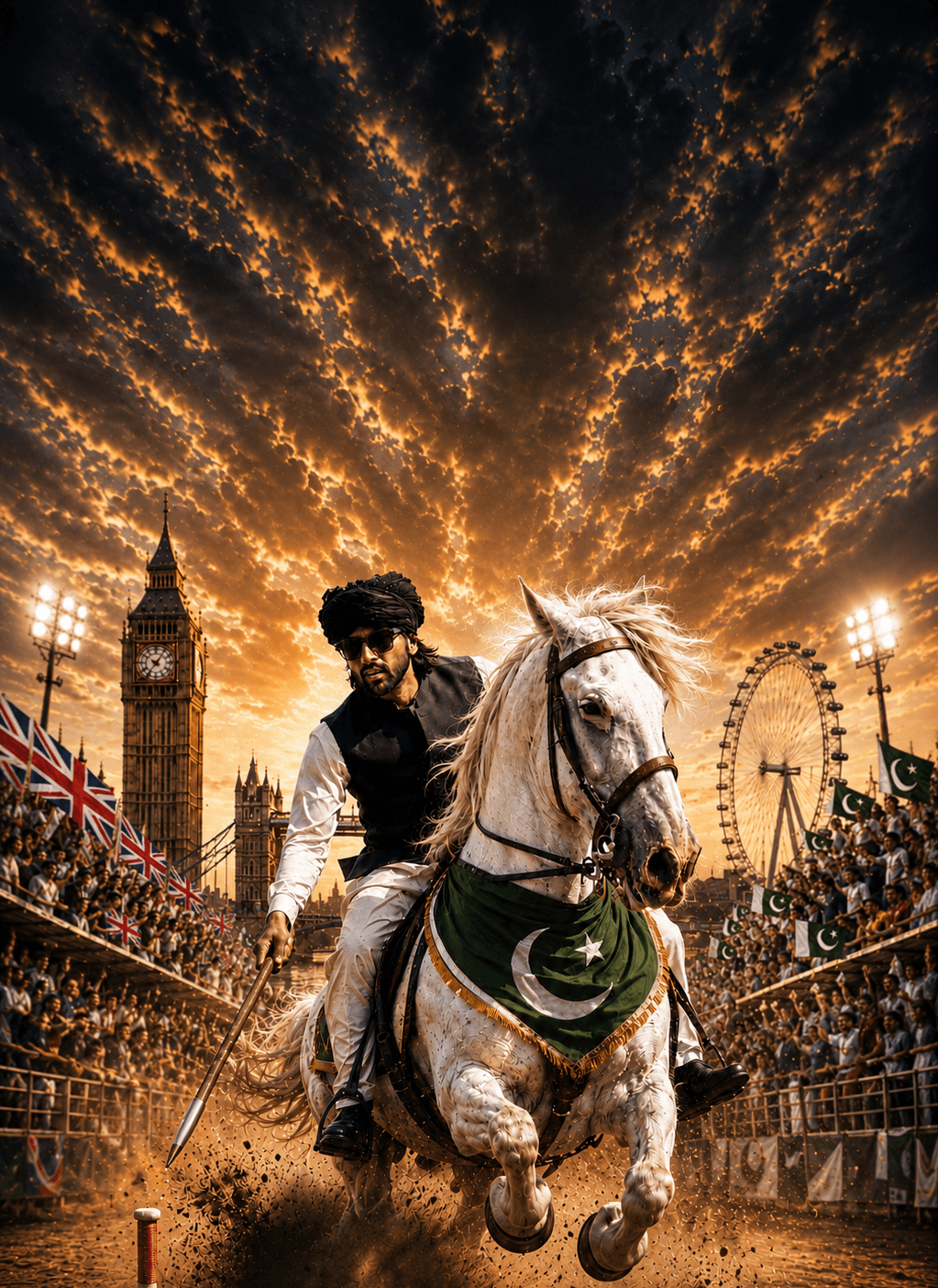 London's first-ever Tent Pegging event